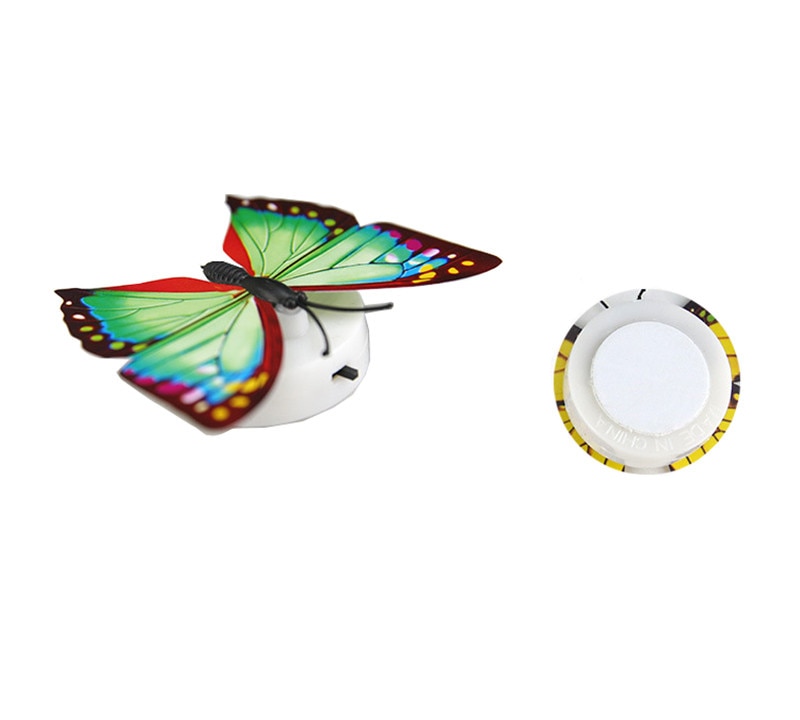 Colorful Stick On LED Butterfly Lights (5 pcs)