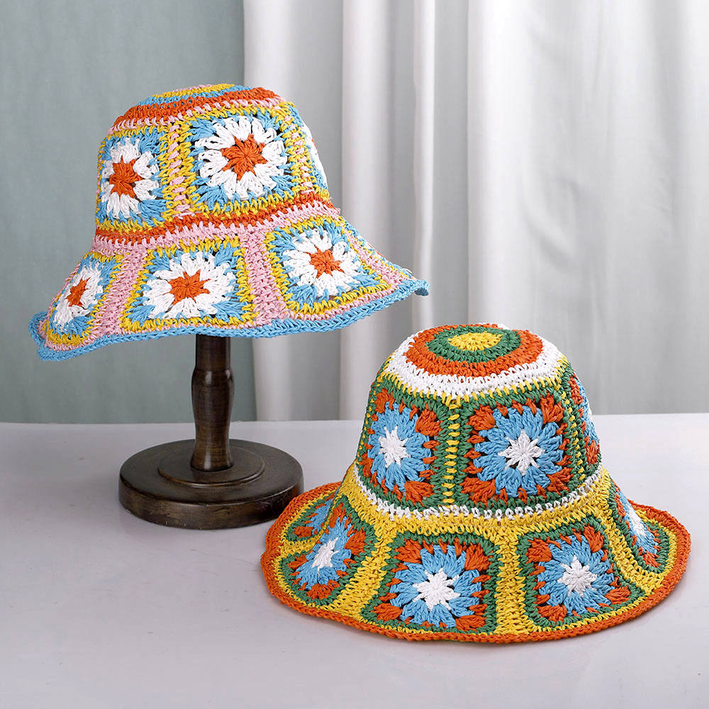 Colorful Summer Crochet Bucket Hat