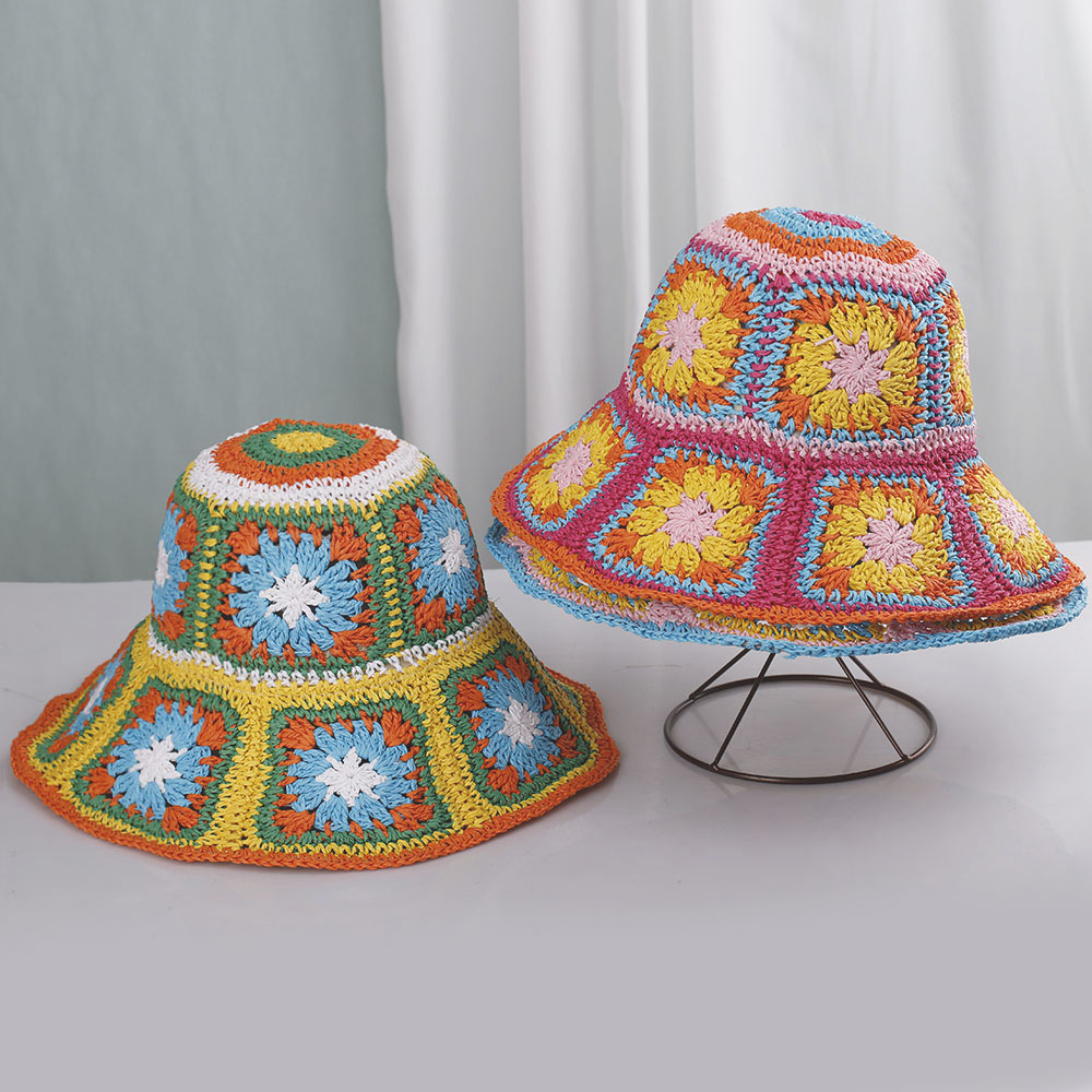 Colorful Summer Crochet Bucket Hat