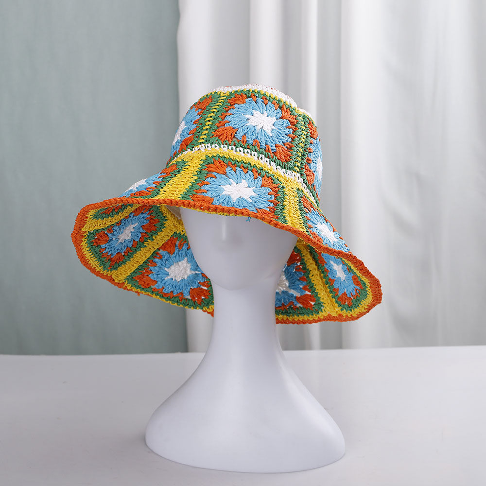 Colorful Summer Crochet Bucket Hat