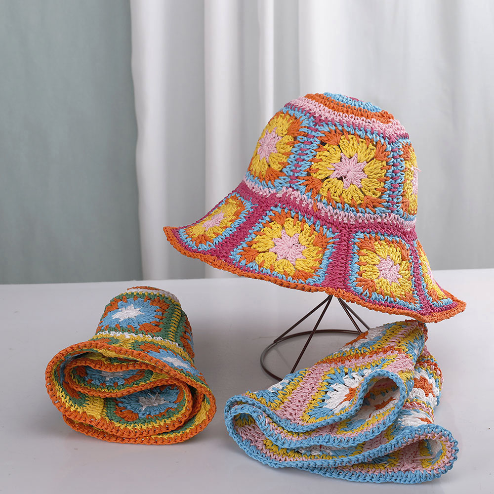 Colorful Summer Crochet Bucket Hat