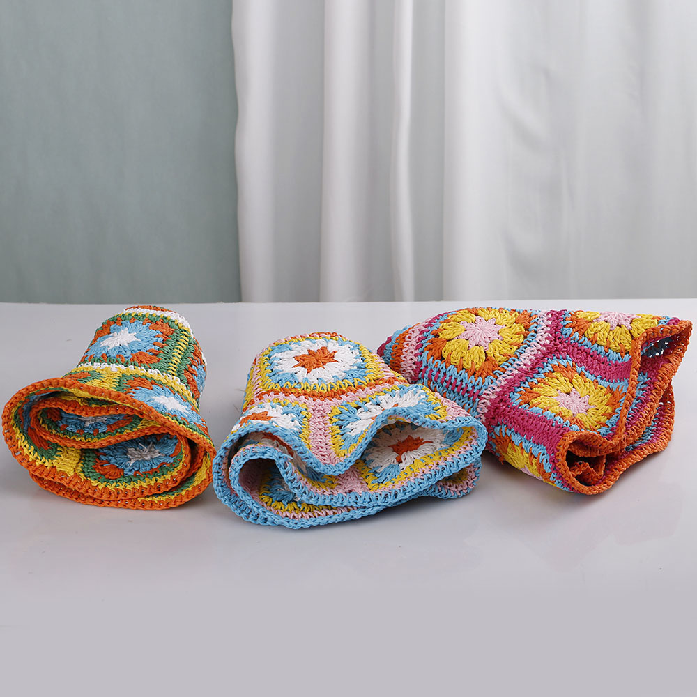 Colorful Summer Crochet Bucket Hat