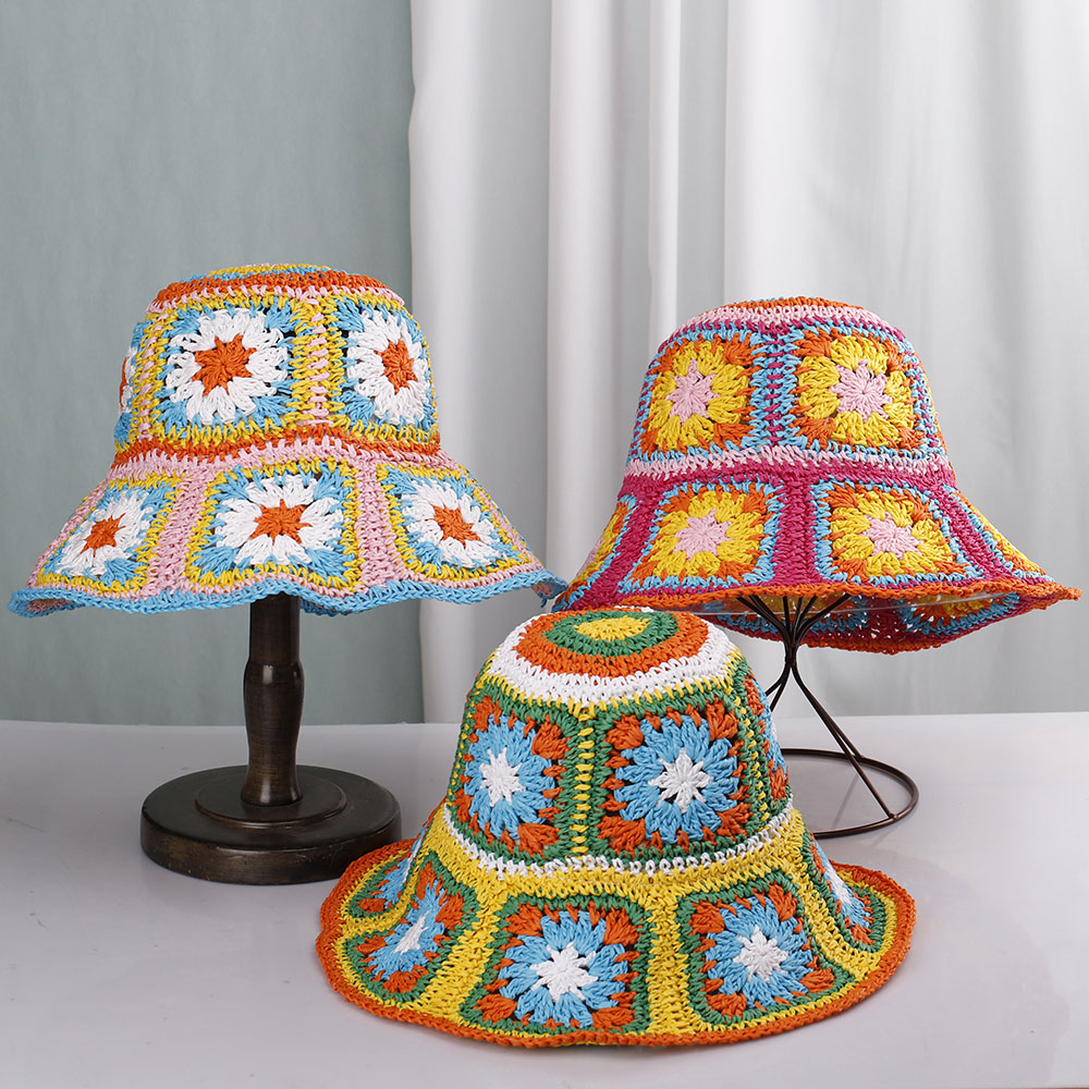 Colorful Summer Crochet Bucket Hat