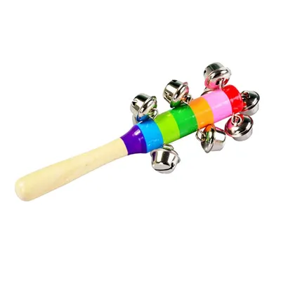 Colorful Wooden Bell Instrument Colorful Wooden Bell Instrument