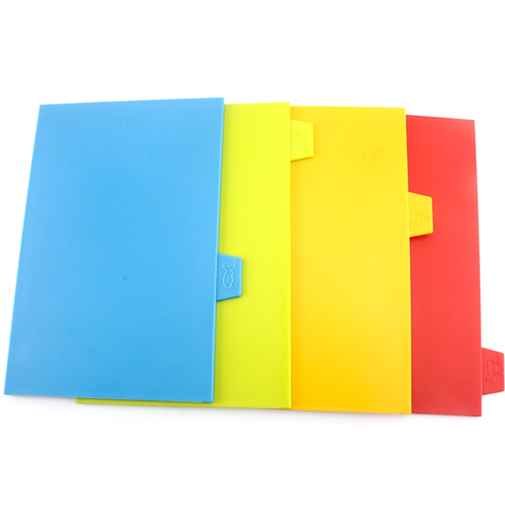 Colour Coded Chopping Board 4PC Set