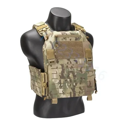 Combat Vest 6094 Quick Detachable Light Laser Cut Tactical Vest Black Gear To Carry Protective Plate Combat Vest 6094 Quick Detachable Light Laser Cut Tactical Vest Black Gear To Carry Protective Plate