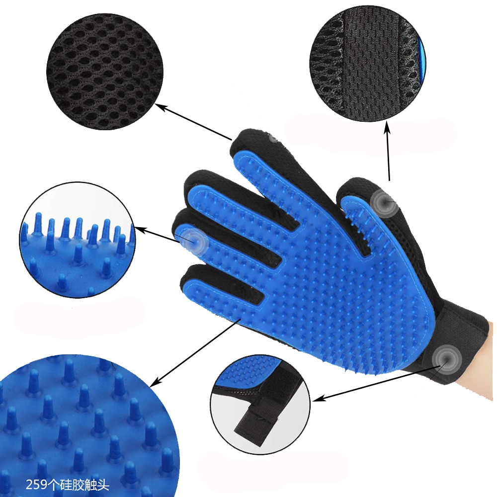 Combing Dog Shedding Gloves Combing Dog Shedding Gloves