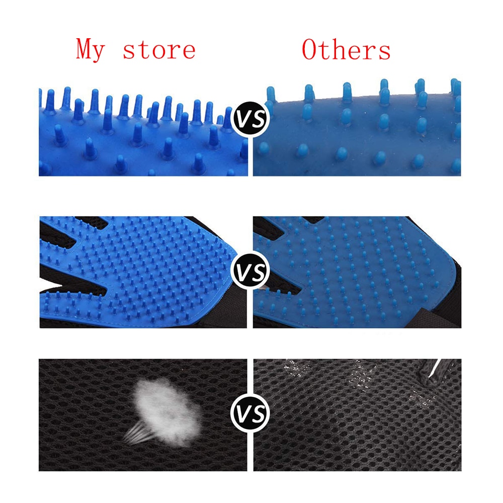 Combing Dog Shedding Gloves Combing Dog Shedding Gloves