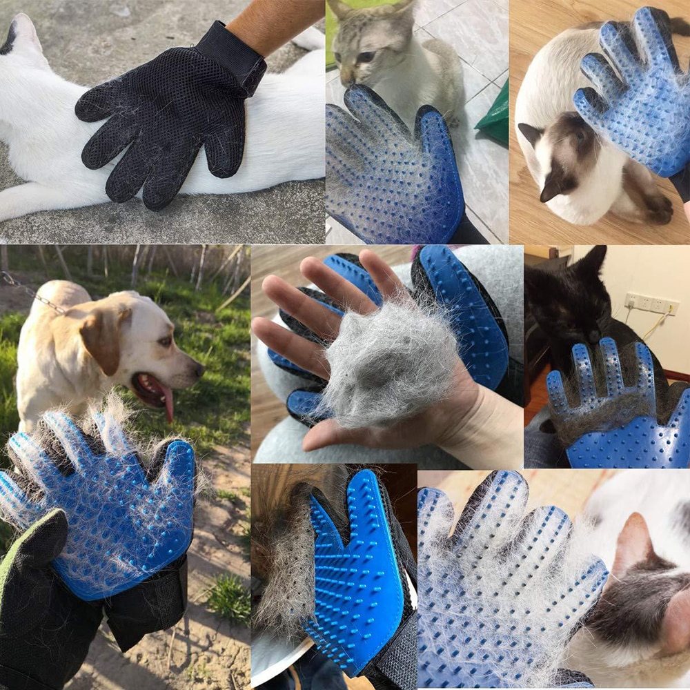 Combing Dog Shedding Gloves Combing Dog Shedding Gloves