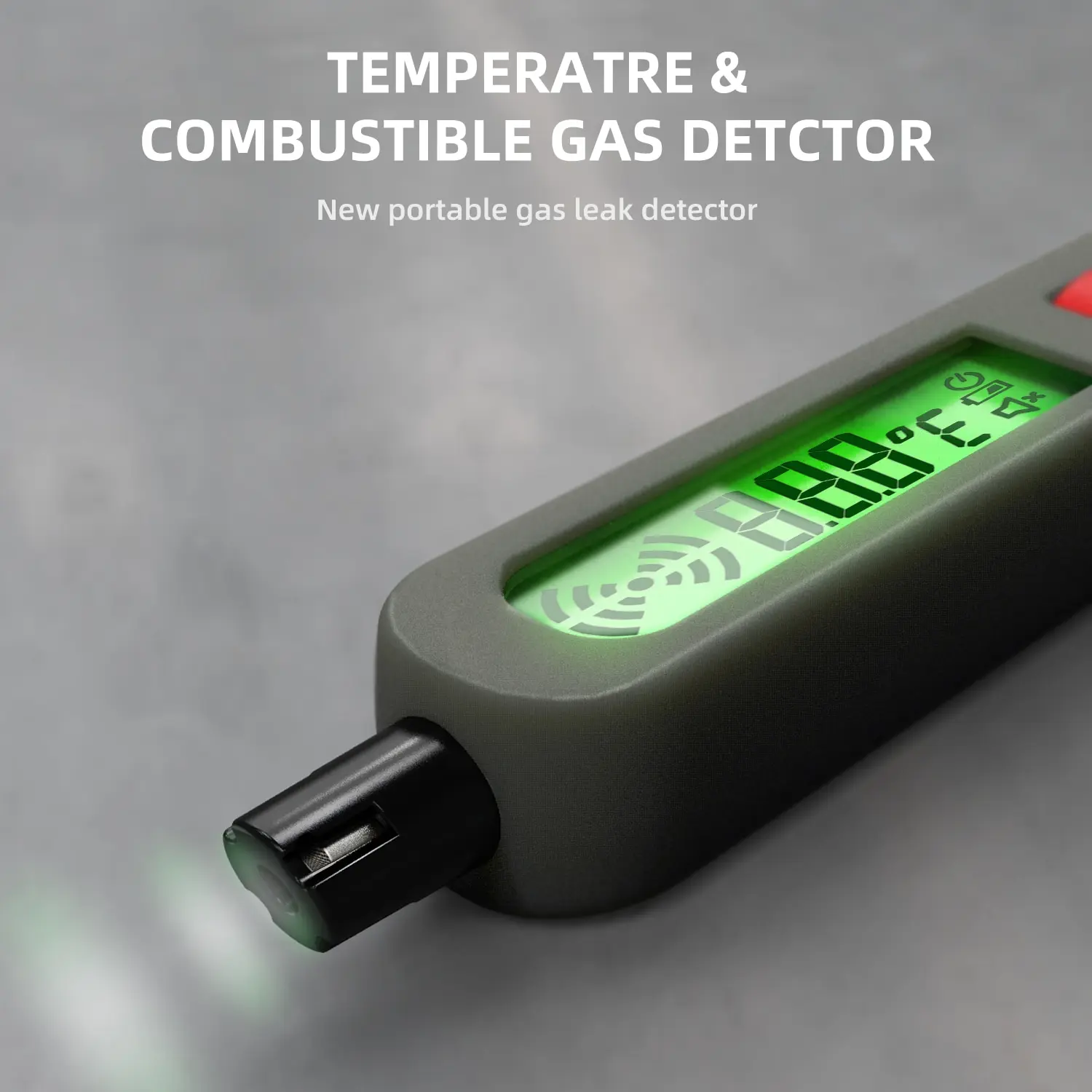 Combustible Gas Detector Portable Charging Model Natural Gas Coal Gas Leakage Alarm Air Temperature and Humidity Test