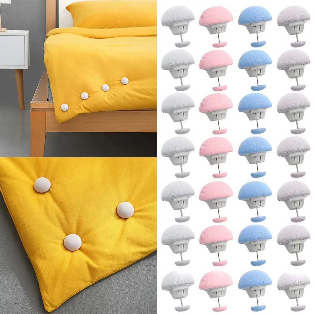 Comforter Fixing 4/8pcs Clips for Bed Sheet Quilt Holder Clothespins Mattress Cover Blanket Buckle Clothes Pegs Comforter Fixing 4/8pcs Clips for Bed Sheet Quilt Holder Clothespins Mattress Cover Blanket Buckle Clothes Pegs