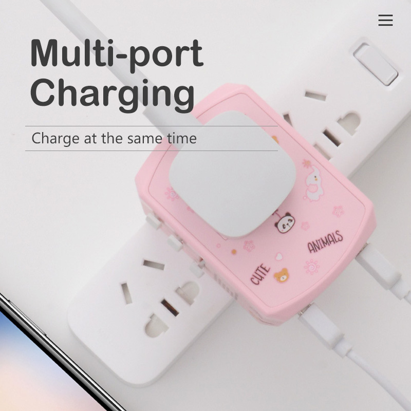 Compact Multi Port Travel Power Adapter
