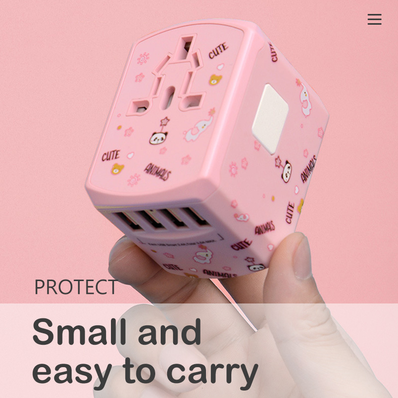 Compact Multi Port Travel Power Adapter