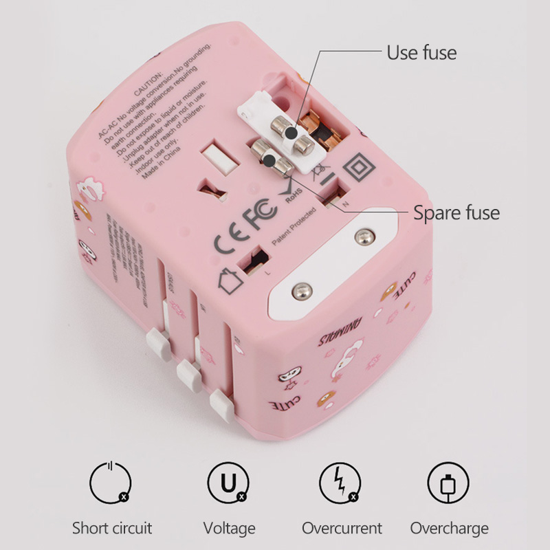 Compact Multi Port Travel Power Adapter