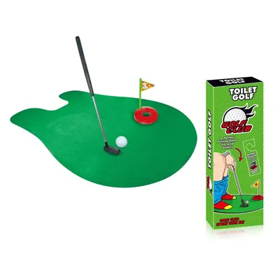Complete Toilet Mini Golf Toy Set