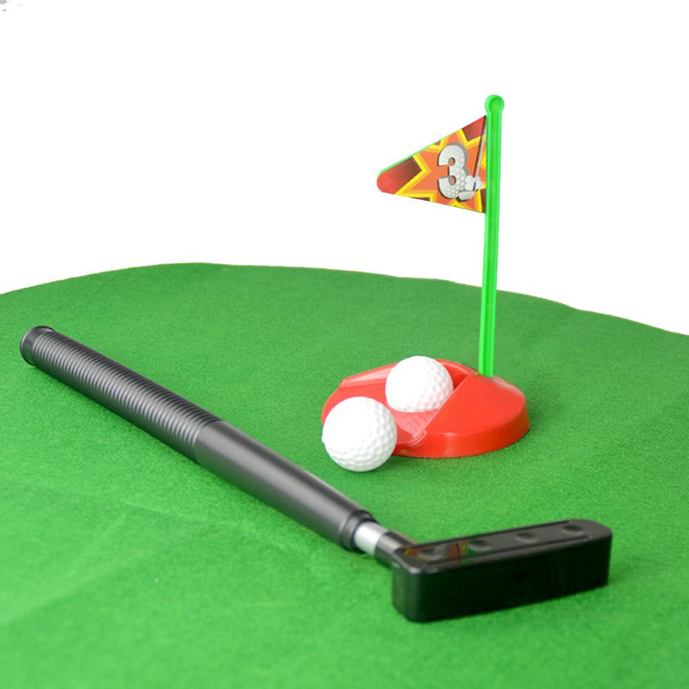 Complete Toilet Mini Golf Toy Set