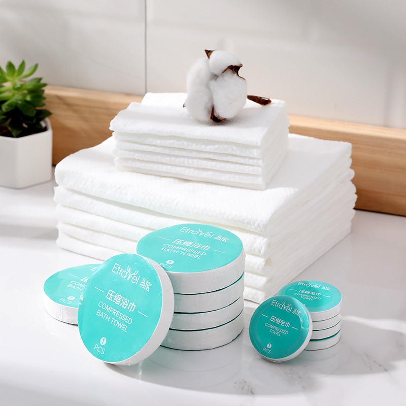 Compressed Disposable Bath Towels (50 pcs) Compressed Disposable Bath Towels (50 pcs)