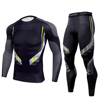 Compression Underwear Gym Sportswear Suit Men Tights Training Clothes Workout Jogging Sports Set Running Rashguard Compression Underwear Gym Sportswear Suit Men Tights Training Clothes Workout Jogging Sports Set Running Rashguard