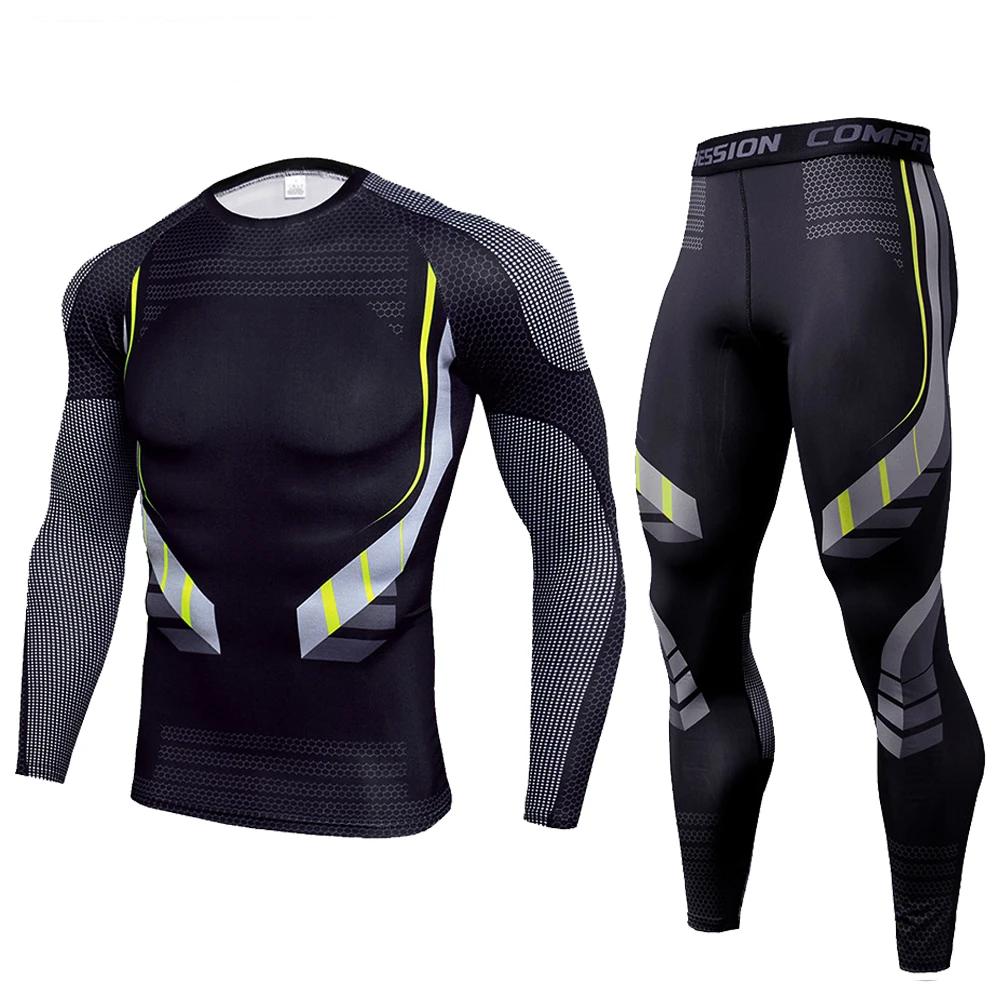 Compression Underwear Gym Sportswear Suit Men Tights Training Clothes Workout Jogging Sports Set Running Rashguard Compression Underwear Gym Sportswear Suit Men Tights Training Clothes Workout Jogging Sports Set Running Rashguard