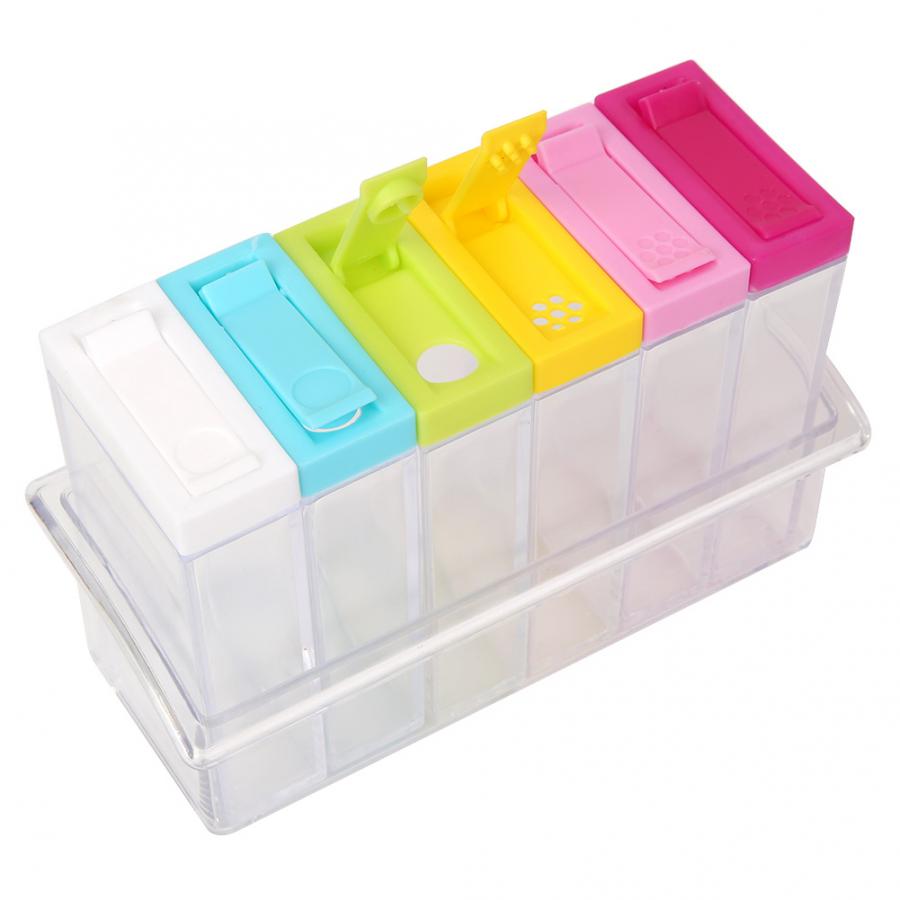 Condiment Holder 6-Slot Container