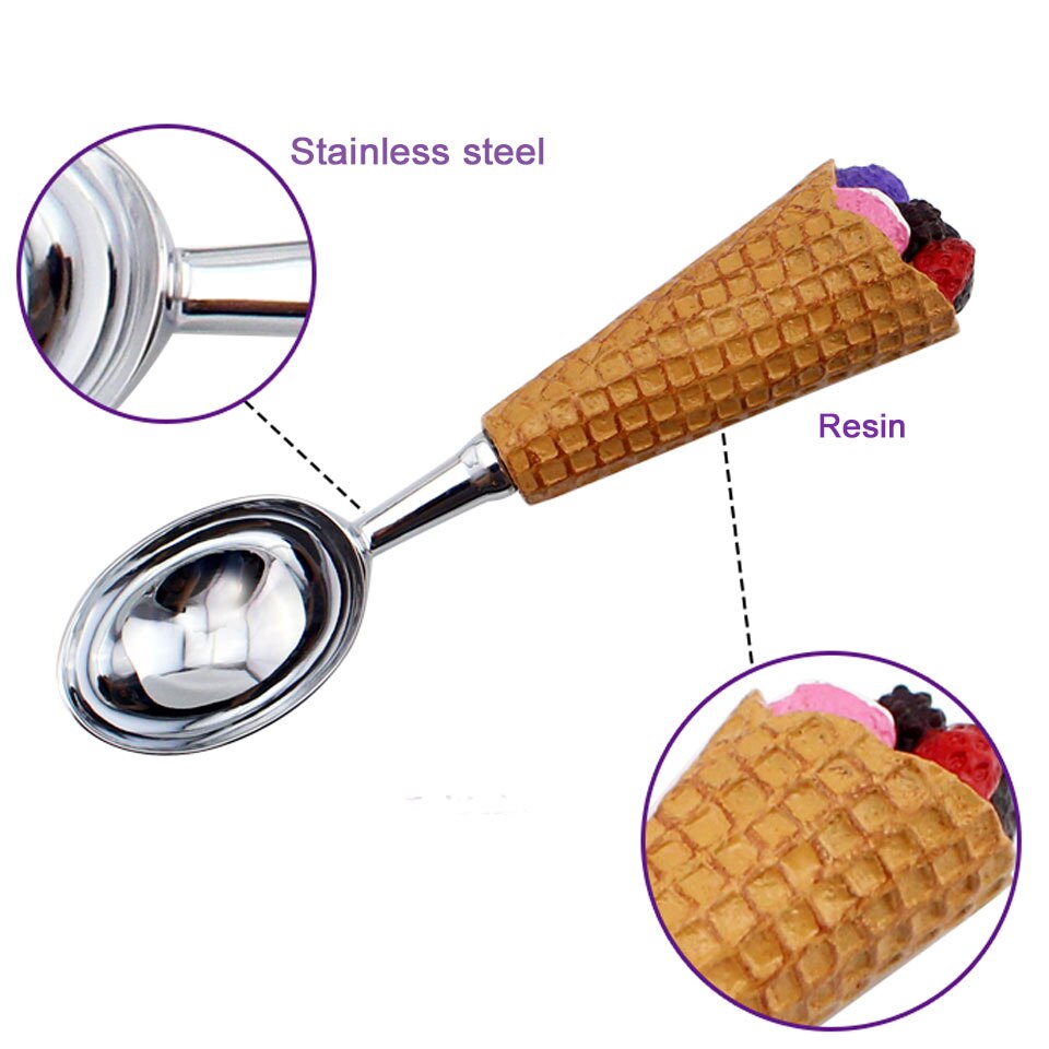 Cone Handle Ice Cream Scoop Spoon Cone Handle Ice Cream Scoop Spoon