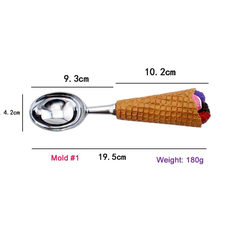 Cone Handle Ice Cream Scoop Spoon Cone Handle Ice Cream Scoop Spoon