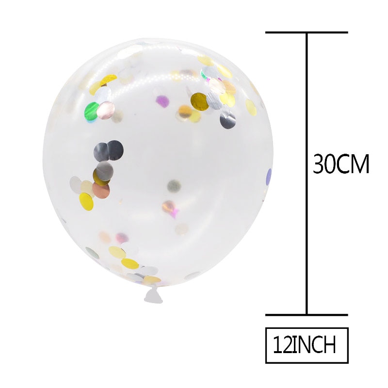 Confetti Balloons Party Decorations (Set of 5) Confetti Balloons Party Decorations (Set of 5)