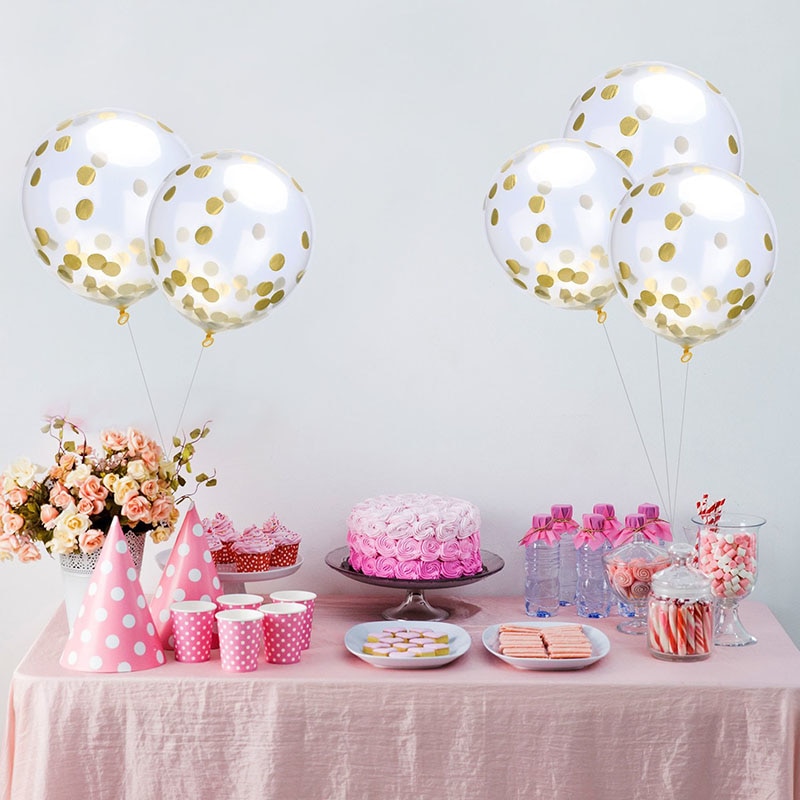 Confetti Balloons Party Decorations (Set of 5) Confetti Balloons Party Decorations (Set of 5)