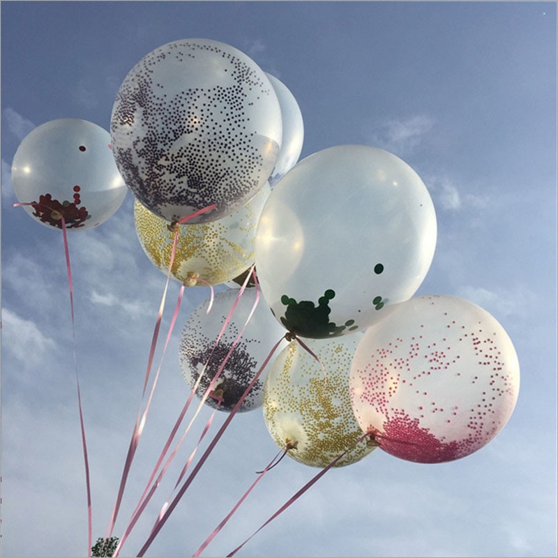 Confetti Balloons Party Decorations (Set of 5) Confetti Balloons Party Decorations (Set of 5)