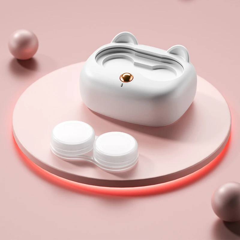 Contact Lenses Cleaner Ultrasonic With Removable Box Remove Tear Protein Cleaning Machine Portable Contact Lenses Case Contact Lenses Cleaner Ultrasonic With Removable Box Remove Tear Protein Cleaning Machine Portable Contact Lenses Case