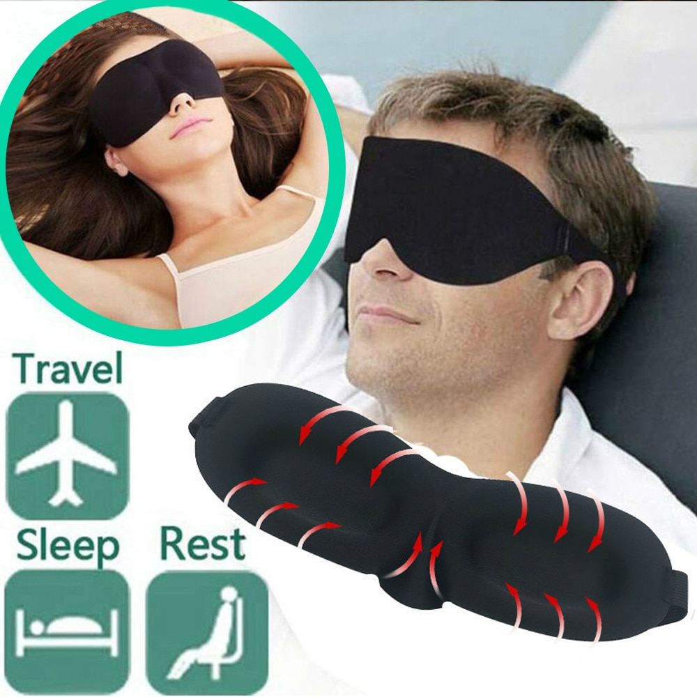 Contoured Eye Cover for Night Sleep Contoured Eye Cover for Night Sleep
