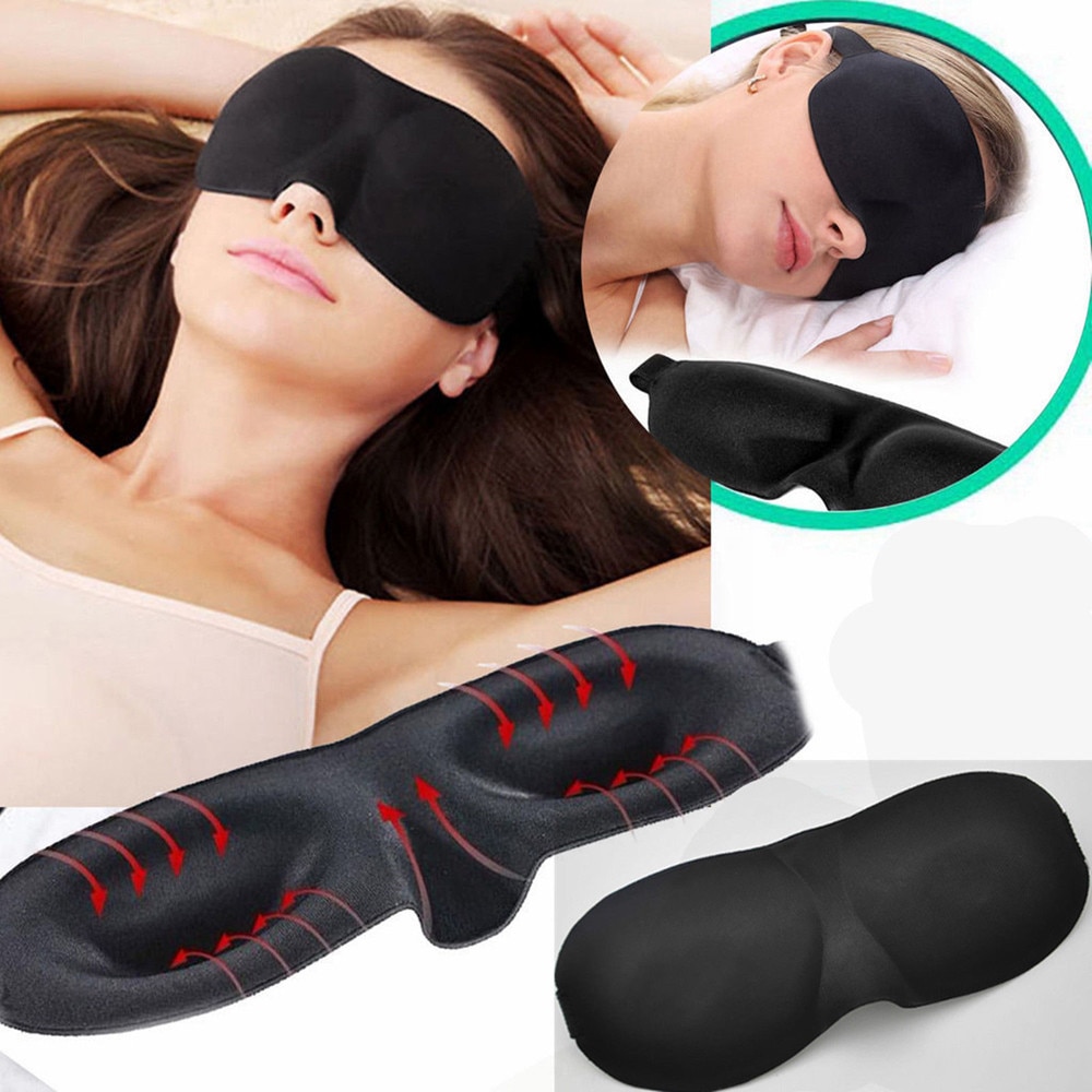 Contoured Eye Cover for Night Sleep Contoured Eye Cover for Night Sleep