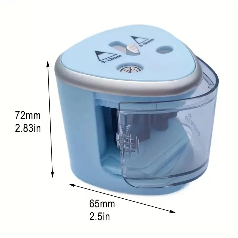 Convenient Electric Double Hole Pencil Sharpener – Quick Easy Sharpening for 6-12mm Pencils Convenient Electric Double Hole Pencil Sharpener – Quick Easy Sharpening for 6-12mm Pencils