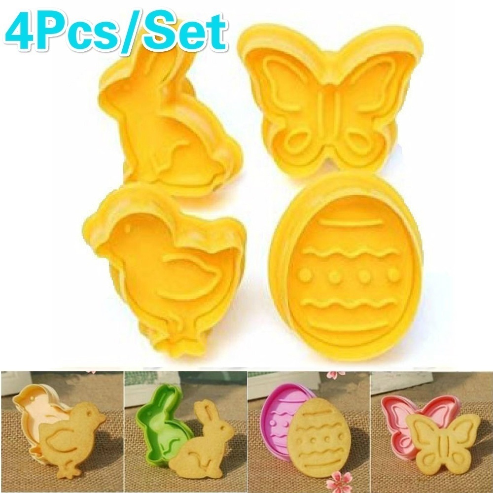 Cookie Cutter Set Plastic Molds (4pcs) Cookie Cutter Set Plastic Molds (4pcs)