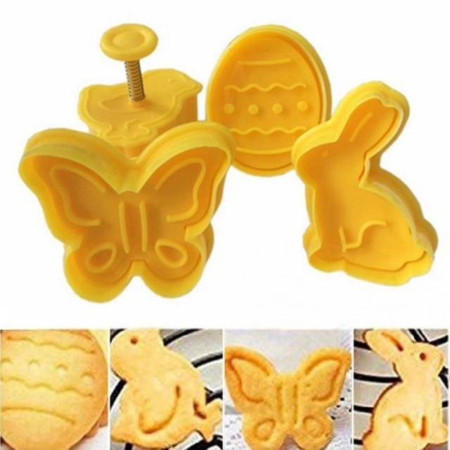 Cookie Cutter Set Plastic Molds (4pcs) Cookie Cutter Set Plastic Molds (4pcs)