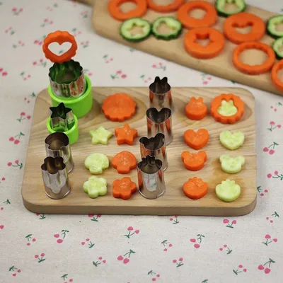 Cookie Cutters Stainless Steel Fruit Vegetable Shape Cutter