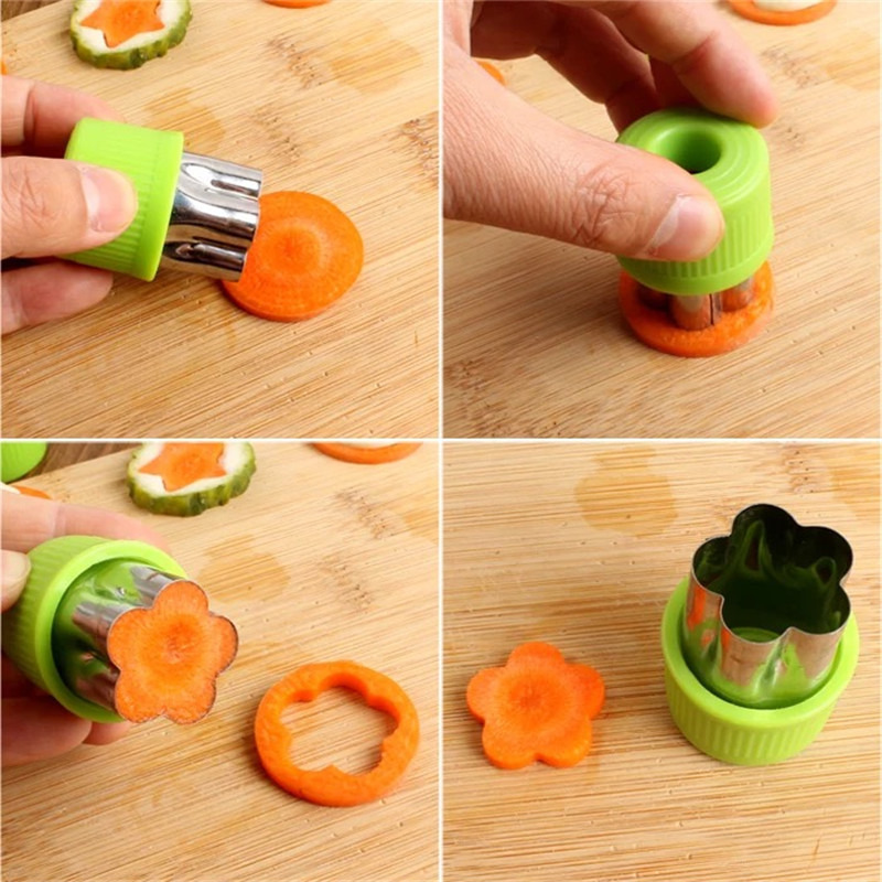 Cookie Cutters Stainless Steel Fruit Vegetable Shape Cutter