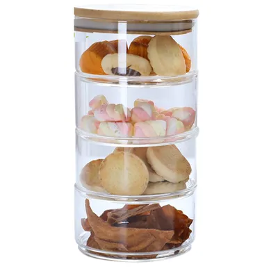 Cookie Jar Stackable Food Container