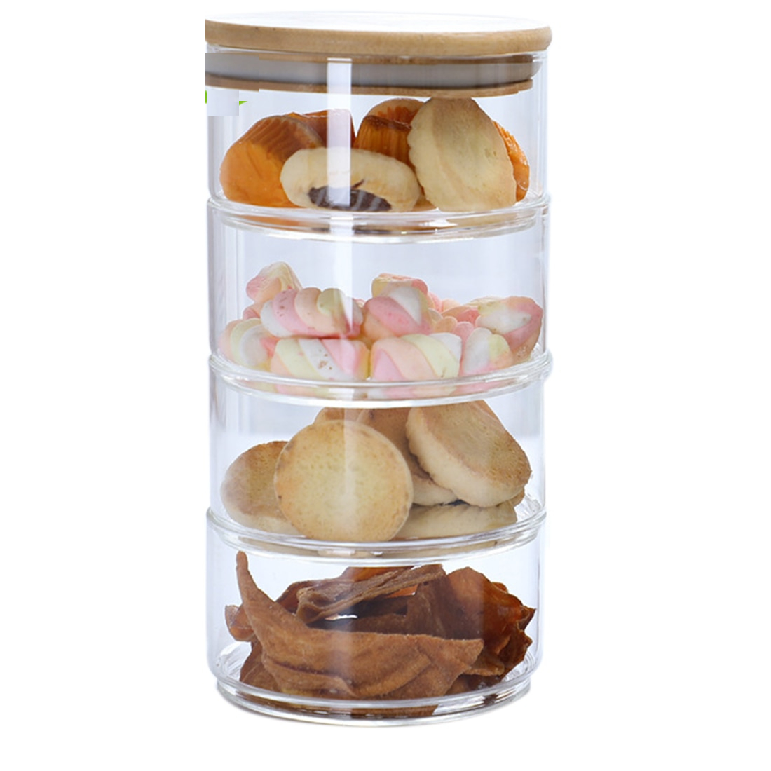 Cookie Jar Stackable Food Container