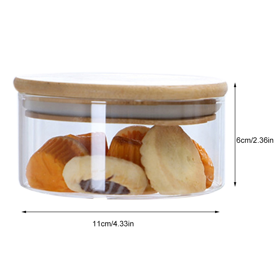 Cookie Jar Stackable Food Container