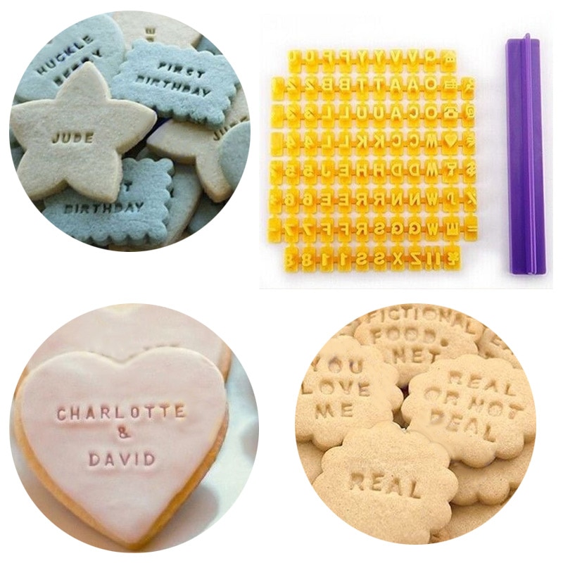 Cookie Letter Stamp Embossing Tool Cookie Letter Stamp Embossing Tool