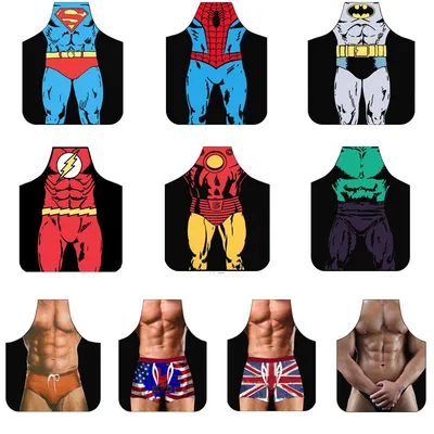 Cooking Apron For Men Funny 3D Apron Cooking Apron For Men Funny 3D Apron