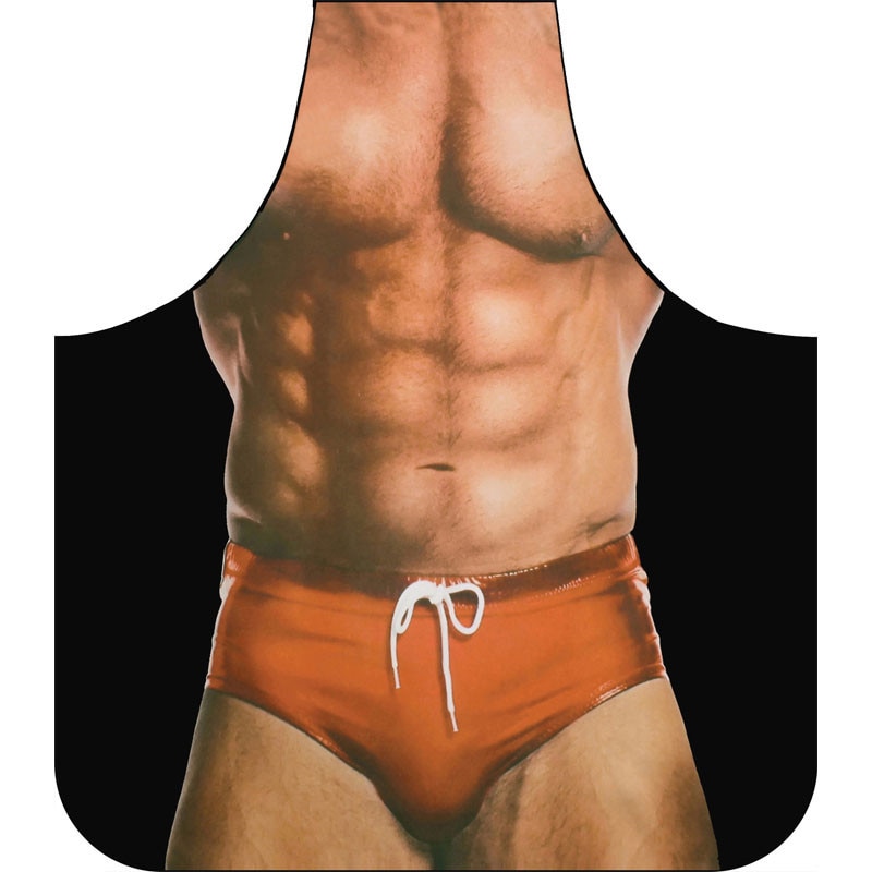 Cooking Apron For Men Funny 3D Apron Cooking Apron For Men Funny 3D Apron
