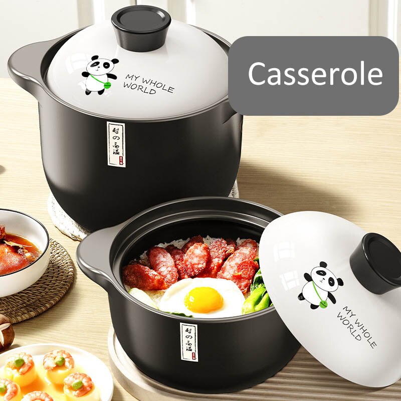 Cooking Ceramic Casserole Pot