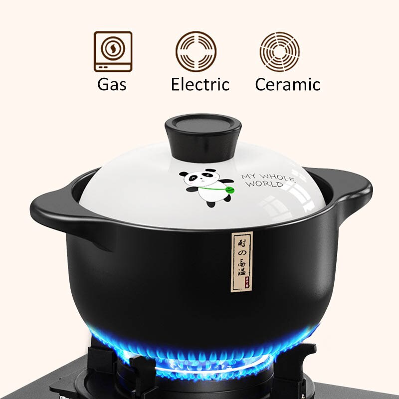 Cooking Ceramic Casserole Pot