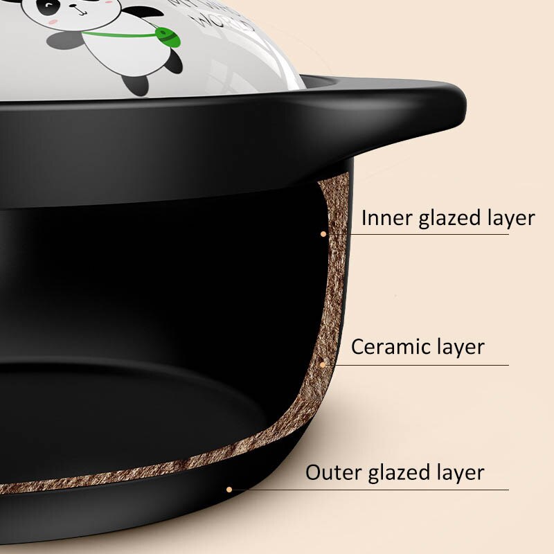 Cooking Ceramic Casserole Pot