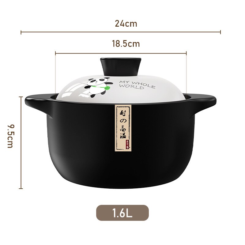 Cooking Ceramic Casserole Pot