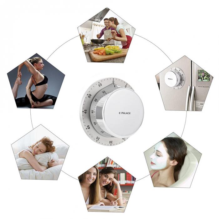 Cooking Timer 60-Minute Magnetic Tool