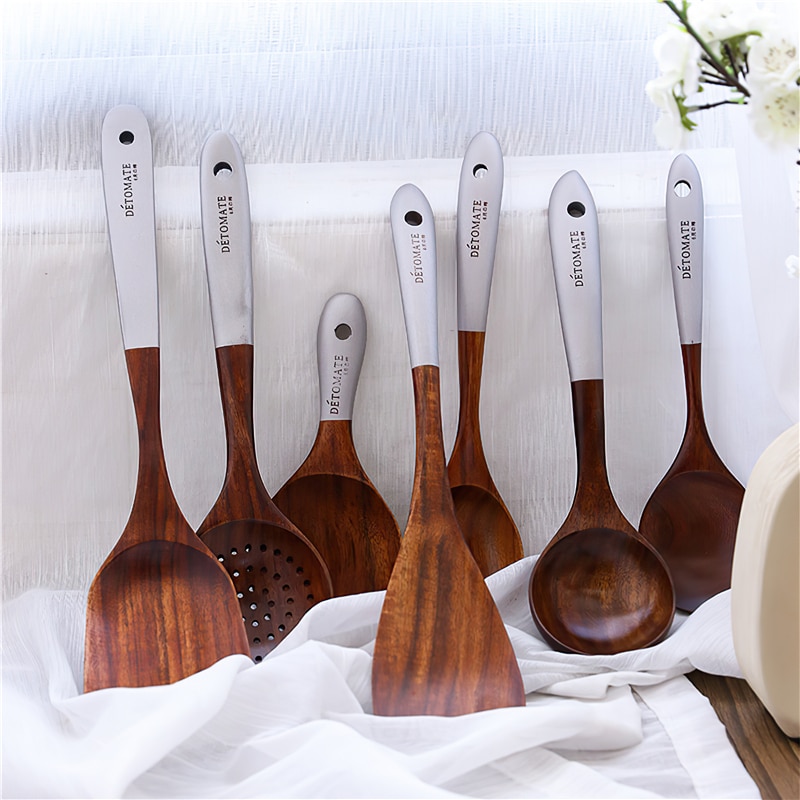 Cooking Wooden Utensil Set (7pcs set)