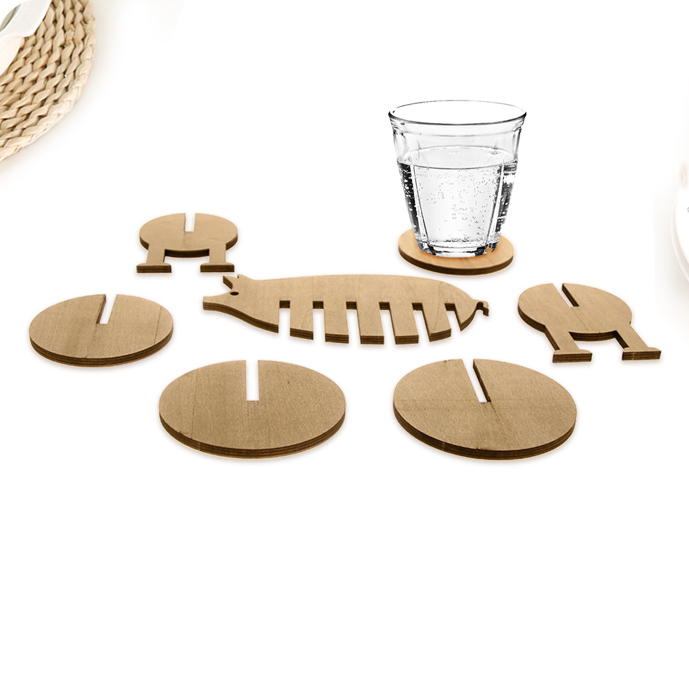 Cool Beverage Cup Coaster (Set of 7) Cool Beverage Cup Coaster (Set of 7)